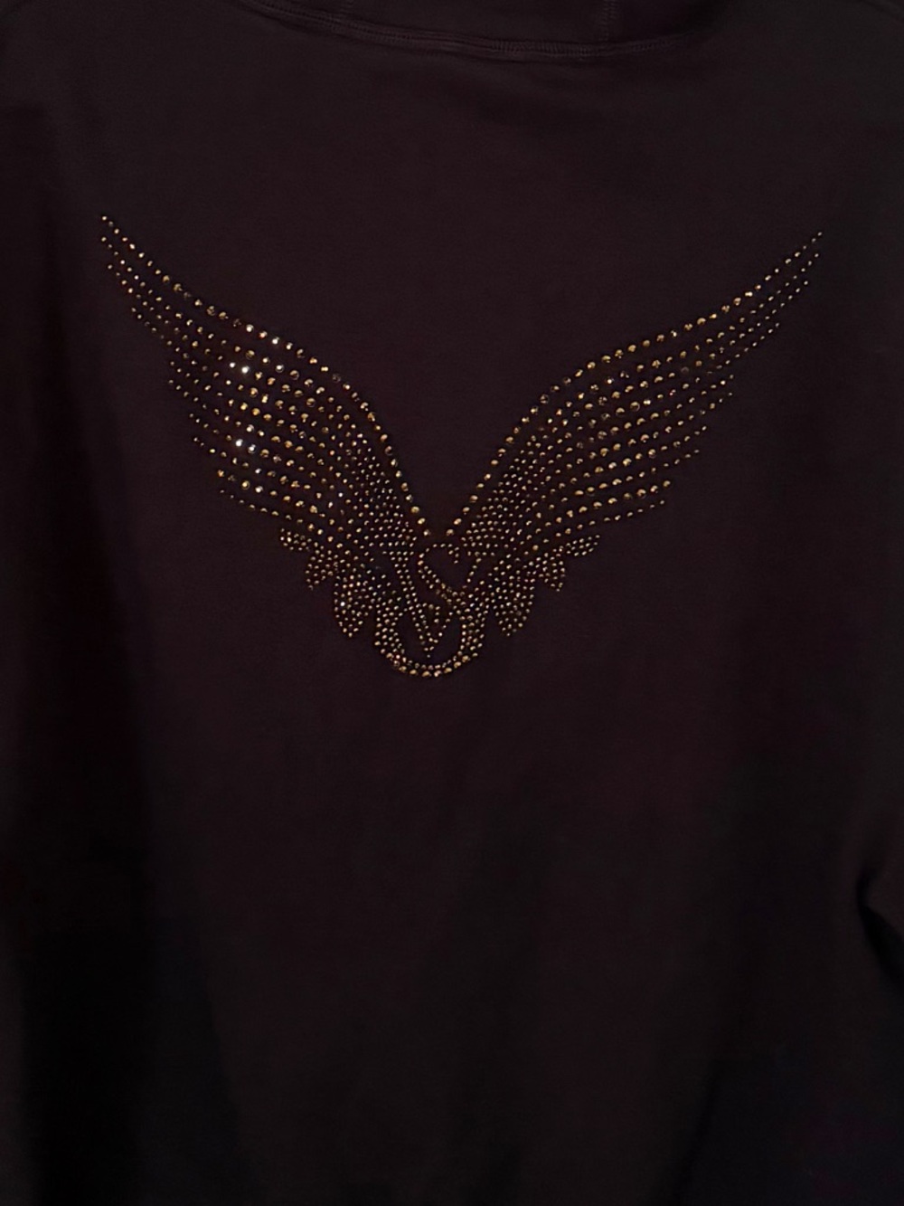 VICTORIA SECRET 2025 FASHION SHOW ICONIC BLACK HOODIE & GOLD BLING LOGO XL - Picture 4 of 10